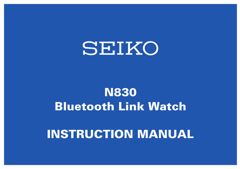 Seiko N830 instruction manual