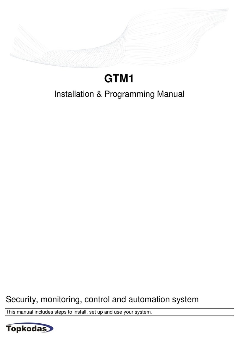 Topkodas GTM1 Installation & programming manual