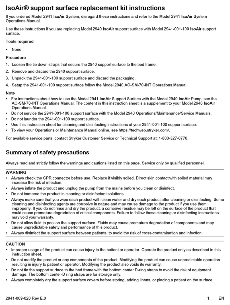 Stryker IsoAir 2941 User manual