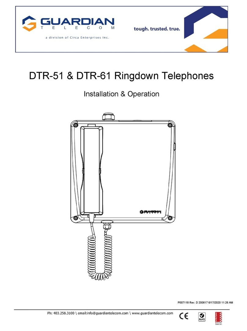 Guardian Telecom DTR-51 Installation & operation Guardian Telecom DTR-51 Installation & operation