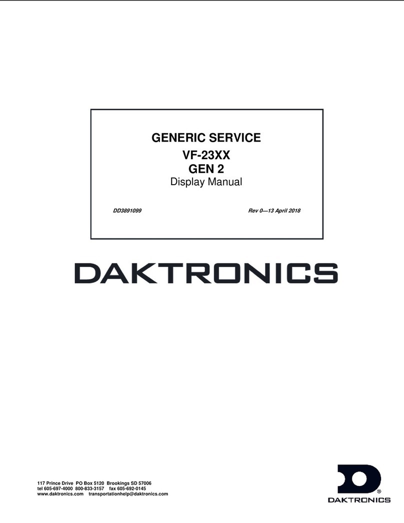 Daktronics VF-23 Series User manual