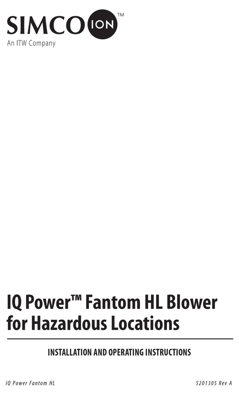 ITW Simco Ion IQ Power Fantom HL User manual