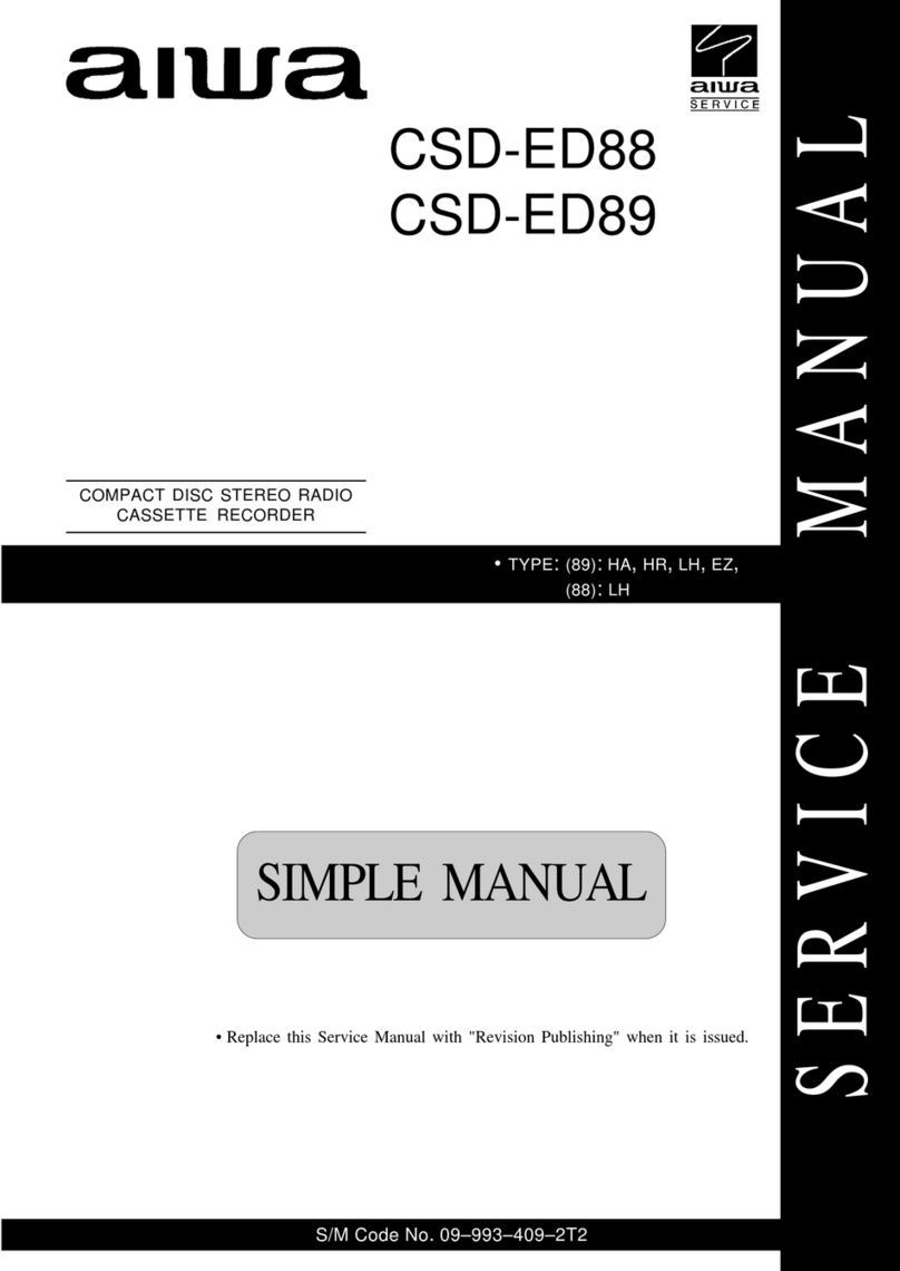 Aiwa CSD-ED88 User manual