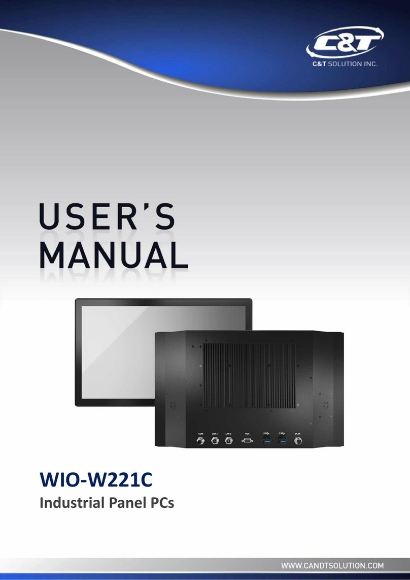 C&T WIO-W221C Series user manual