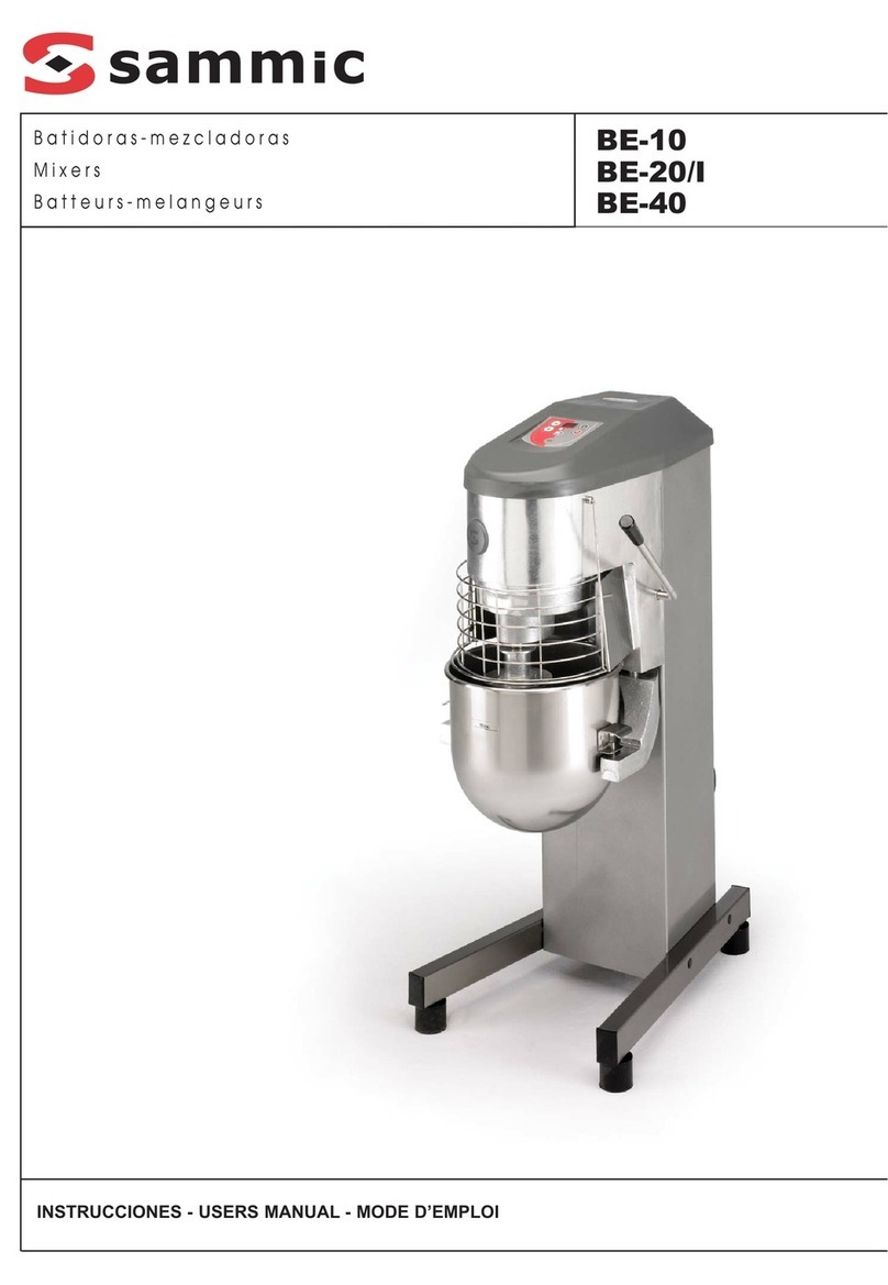 Sammic BE-10 user manual