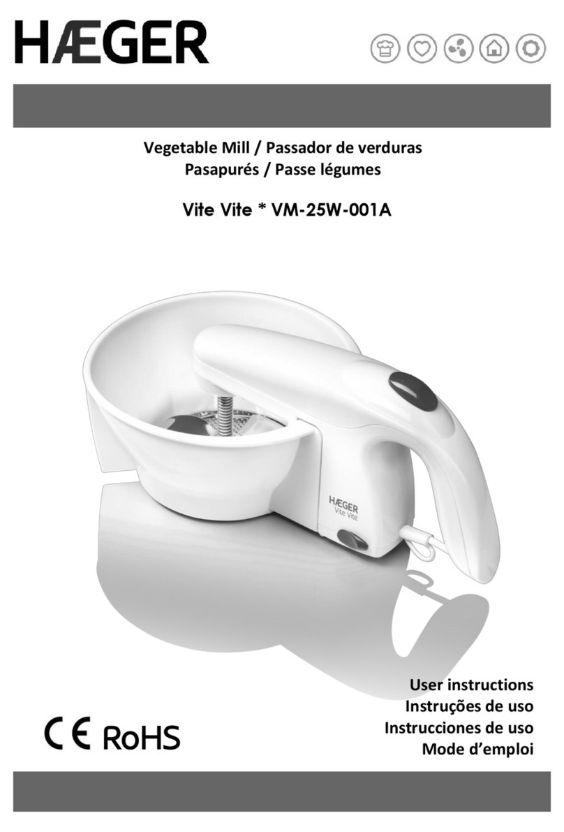 HAEGER Vite Vite VM-25W-001A User instructions