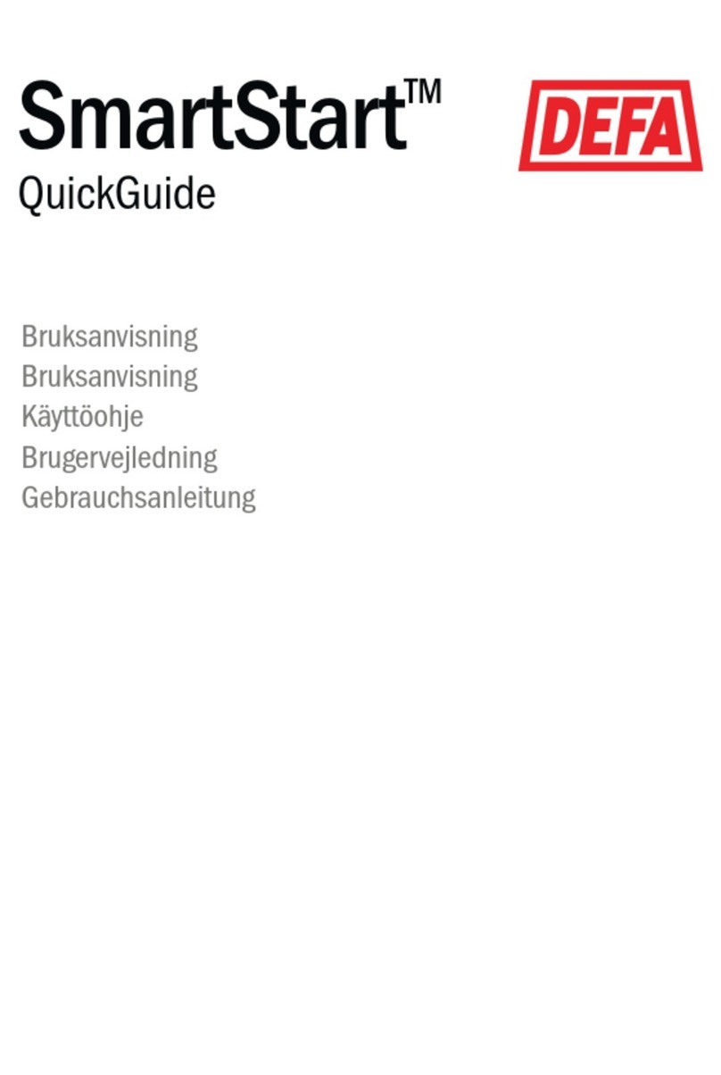 DEFA SmartStart User manual