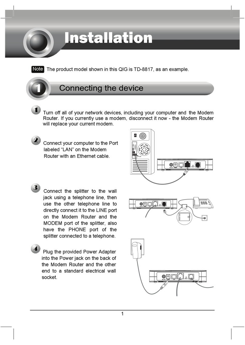 TP-Link TD-8817 QIG