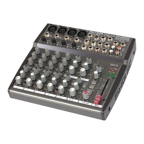 Phonic mu1202 User manual