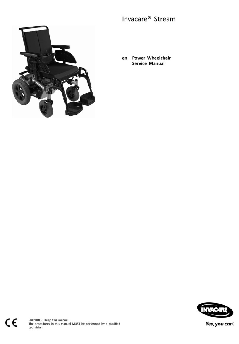 Invacare Stream User manual