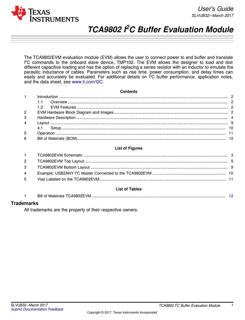 Texas Instruments TCA9802 I2C User manual Texas Instruments TCA9802 I2C User manual