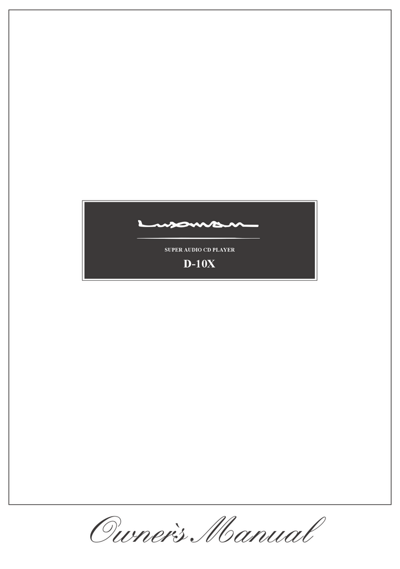 Luxman D-10X User manual