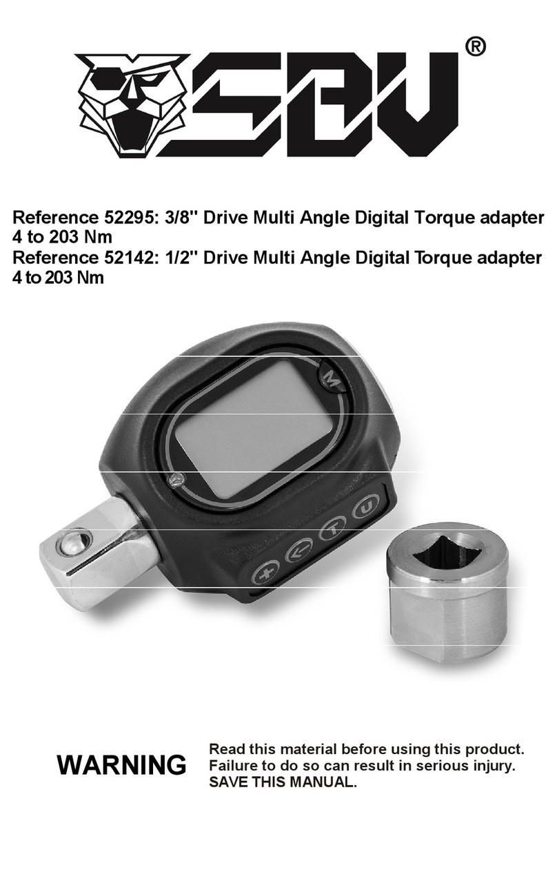 SBV 52295 instruction manual