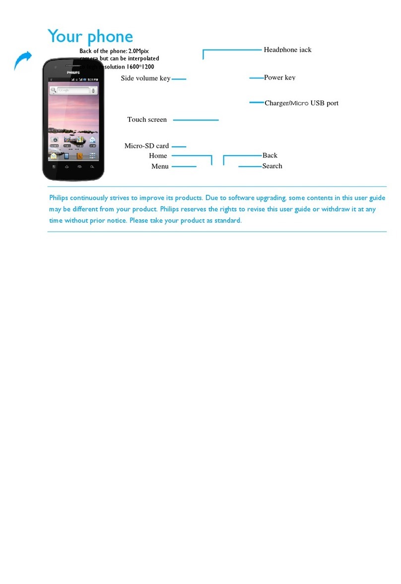Philips W337 User manual