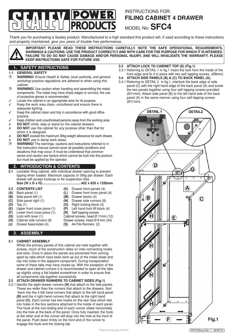Sealey SFC4 instructions