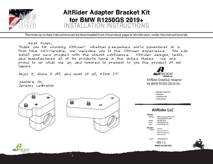 AltRider R119-9-1001 installation instructions