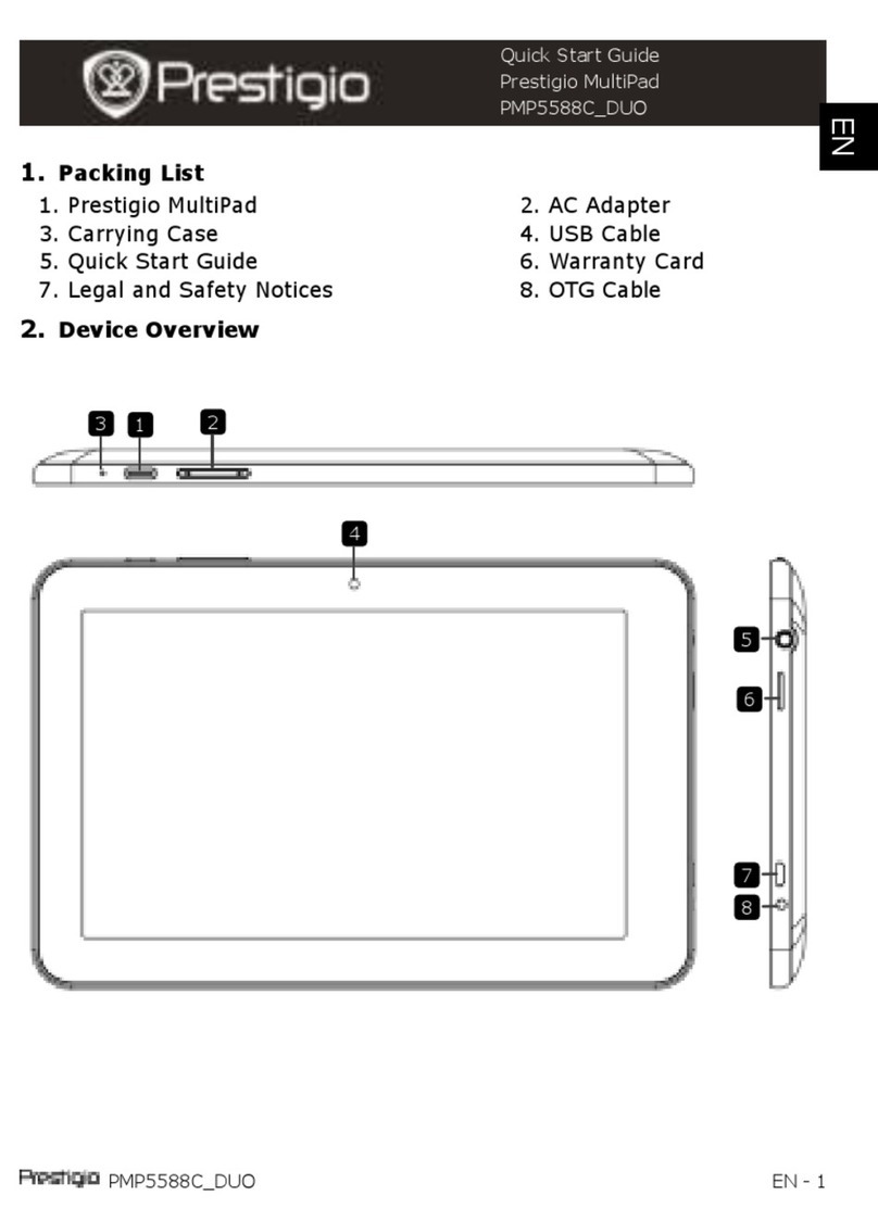 Prestigio MultiPad PMP5588C DUO quick start guide