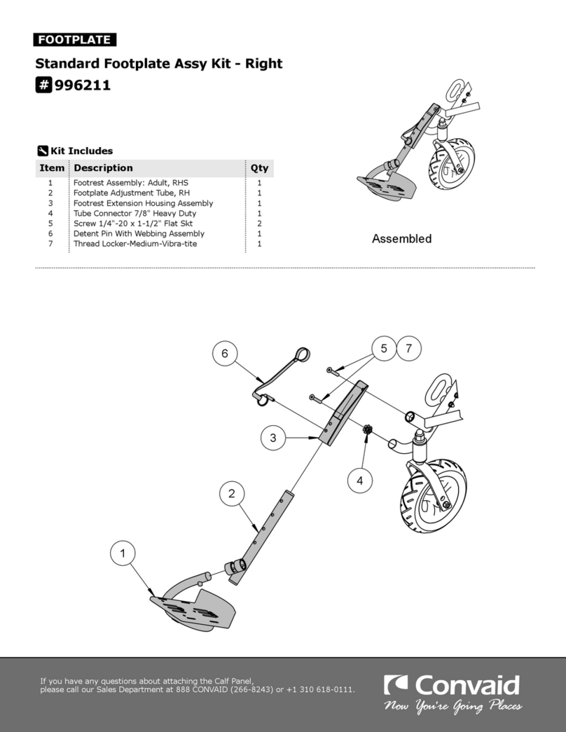 Convaid 996211 Assembly instructions