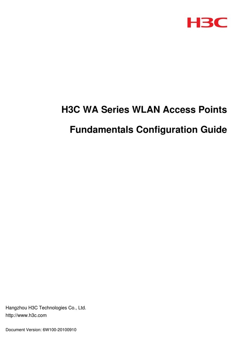 H3C WA Series Fundamentals configuration guide