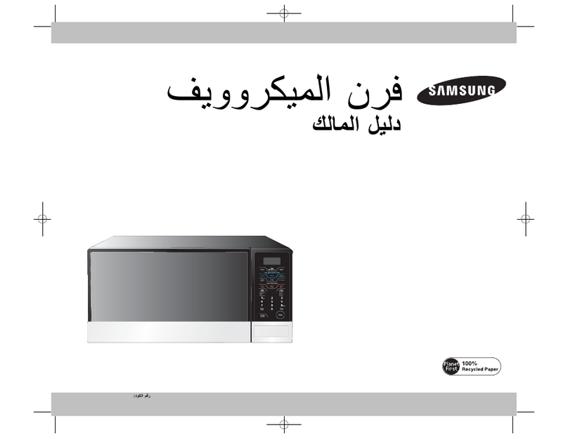 Samsung MW8123ST User manual Samsung MW8123ST User manual