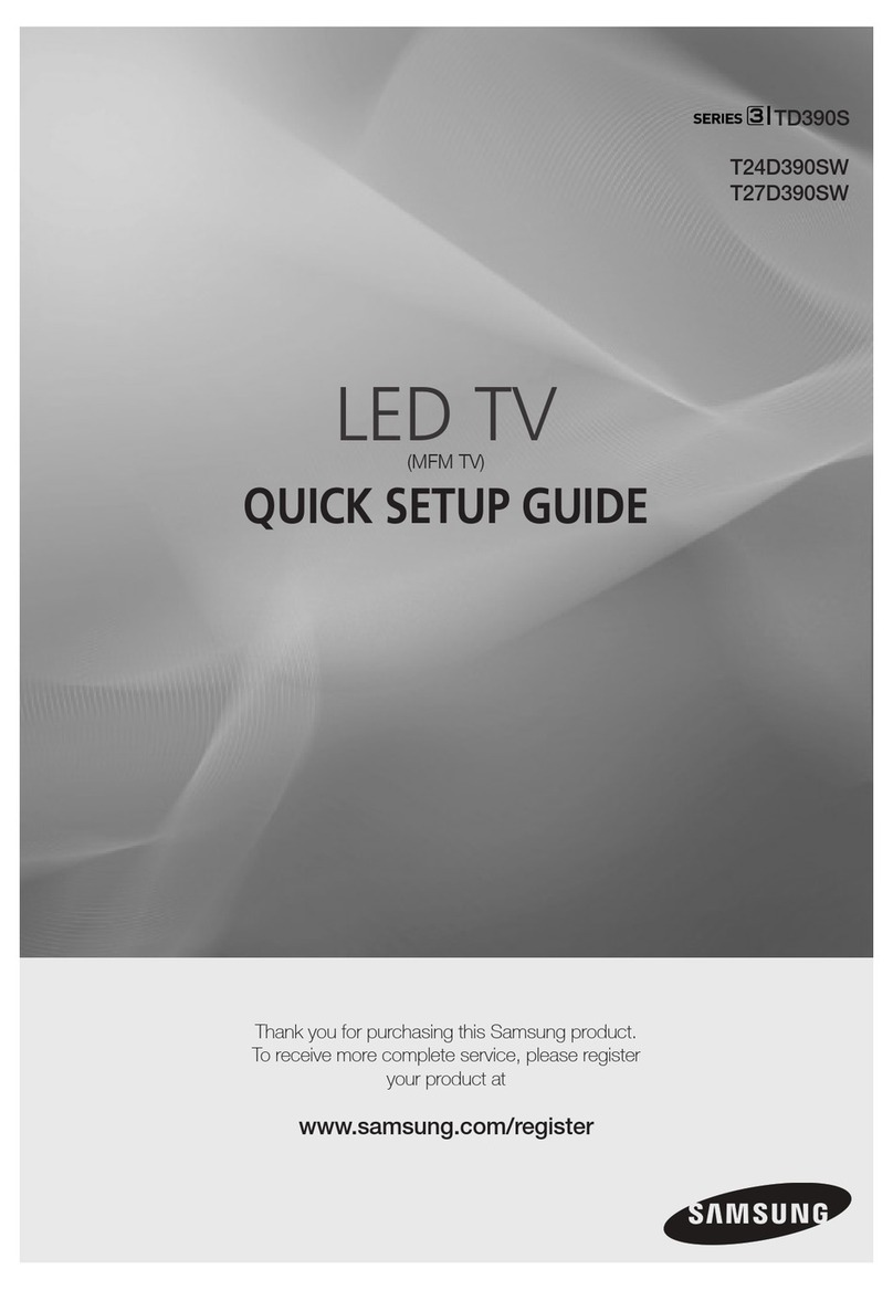 Samsung 3 TD390S Series User manual