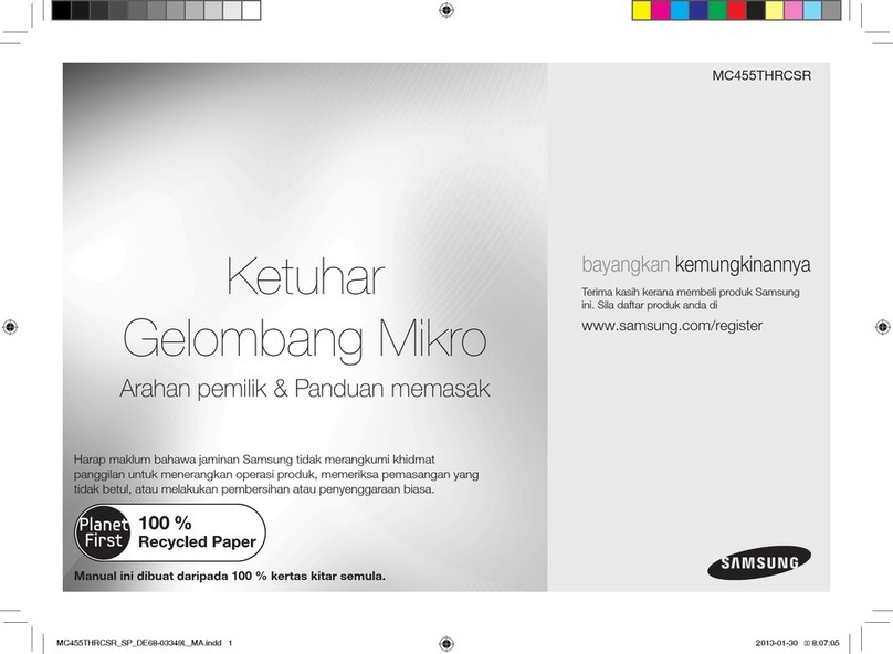 Samsung MC455THRCSR Manual Samsung MC455THRCSR Manual
