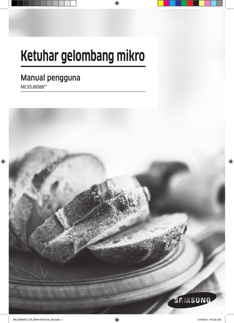Samsung MC35J8088 Series User manual