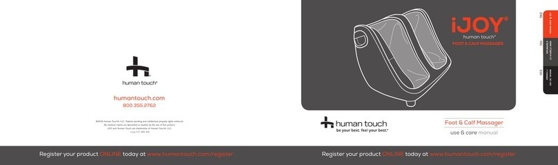 Human Touch iJoy Use & care manual