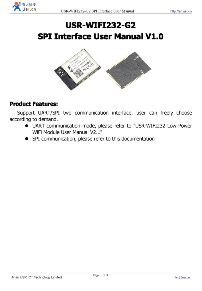 Usr USR-WIFI232-G2 user manual