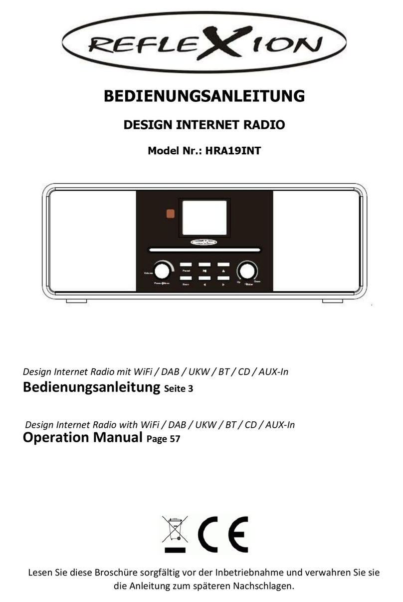 Reflexion HRA19INT user manual