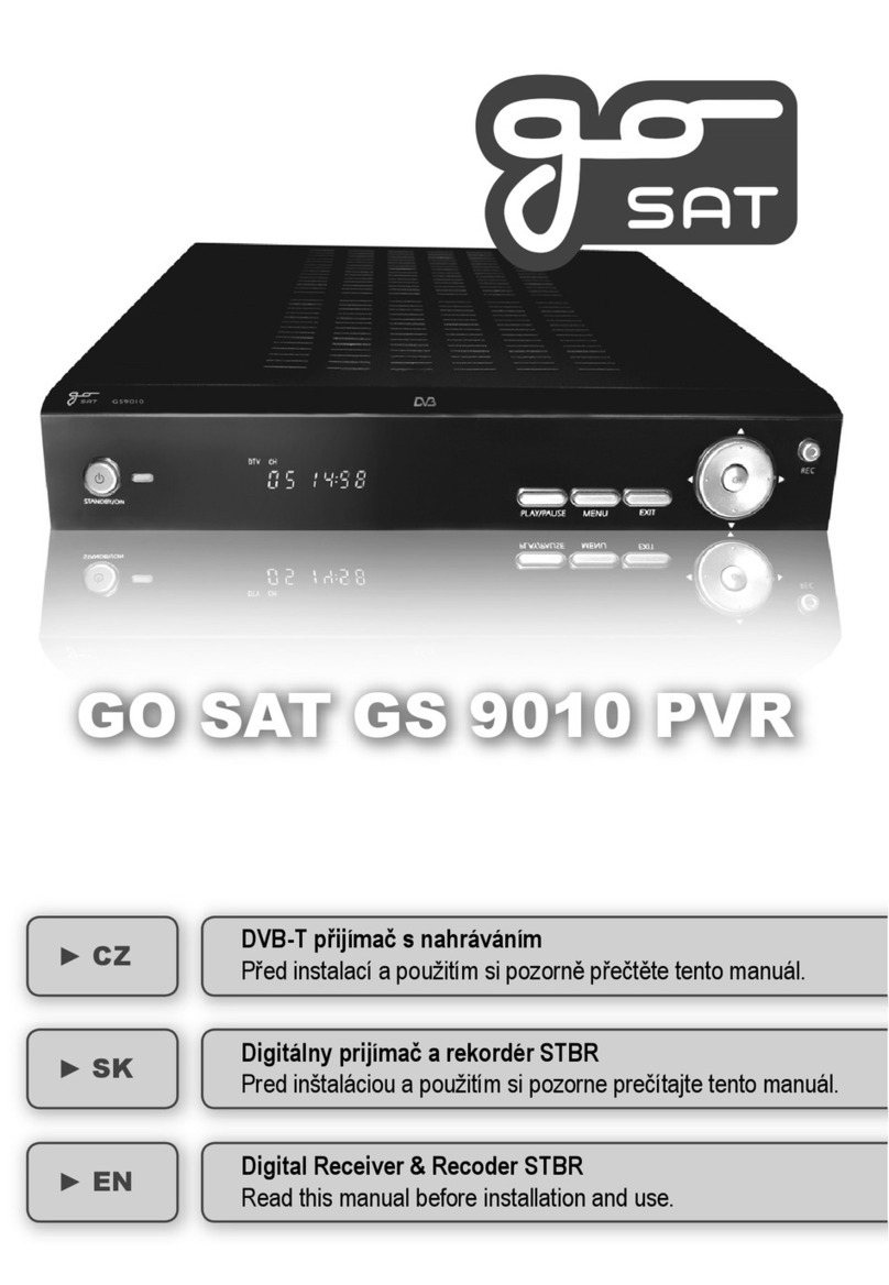 go sat GS 9010 PVR User manual