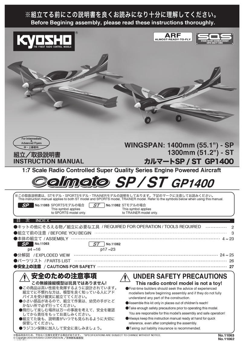 Kyosho SQS Calmato SP GP1400 instruction manual