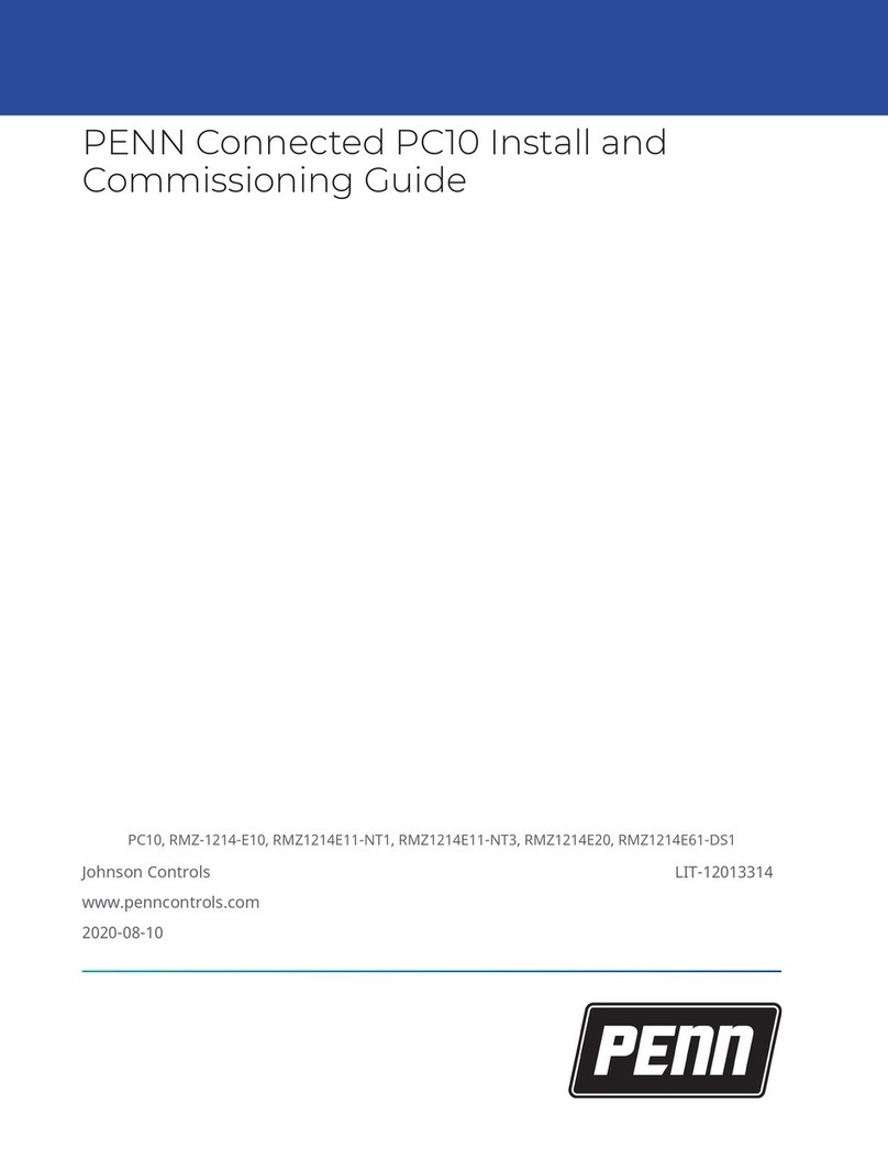 Johnson Controls PENN Connected PC10 User manual Johnson Controls PENN Connected PC10 User manual