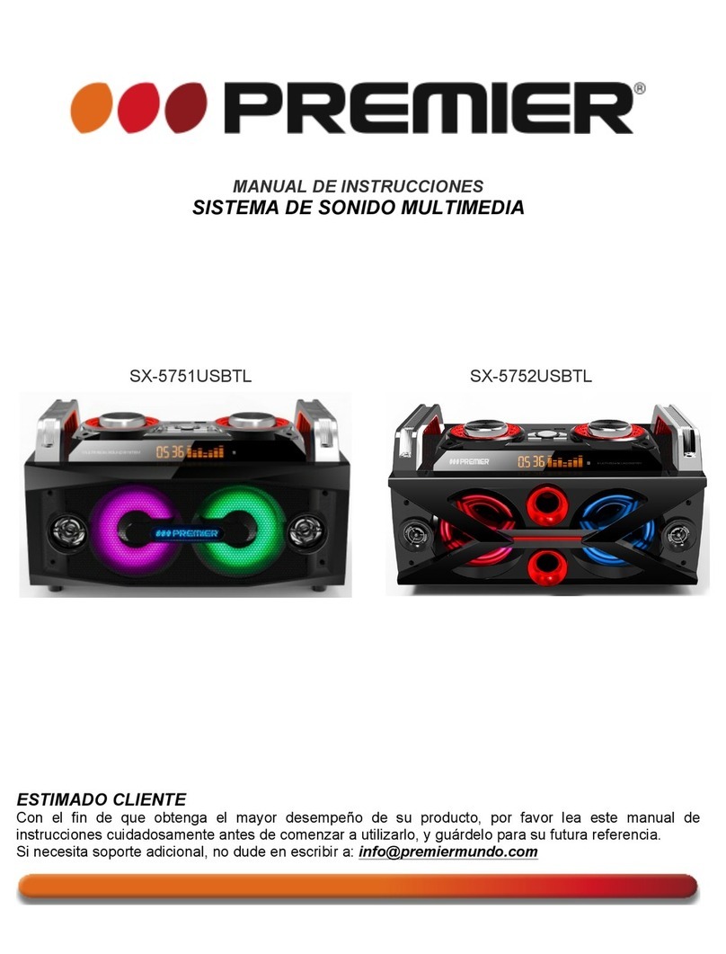 Premier SX-5751USBTL instruction manual