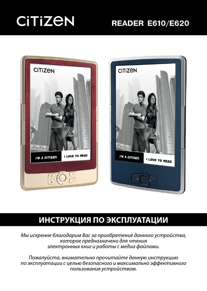 Citizen E610 user manual