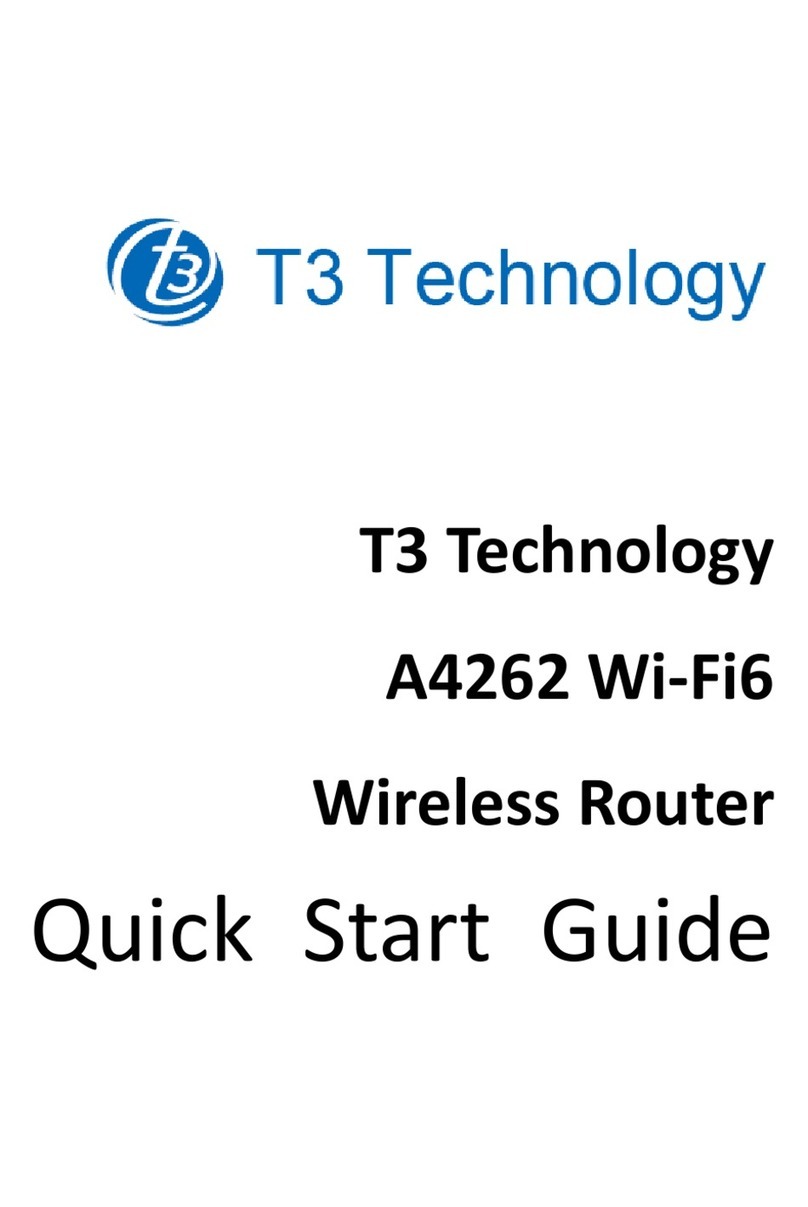 T3 Technology A4262 Wi-Fi6 quick start guide