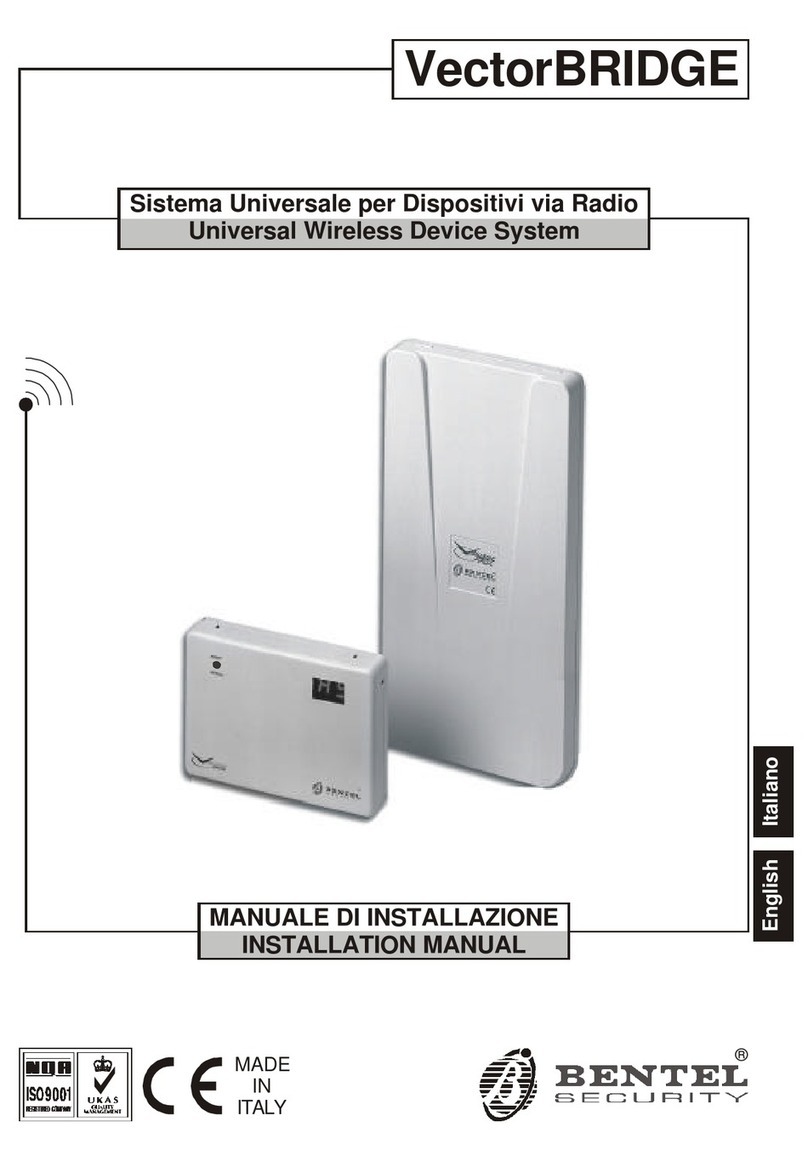 Bentel Security VectorBRIDGE installation manual