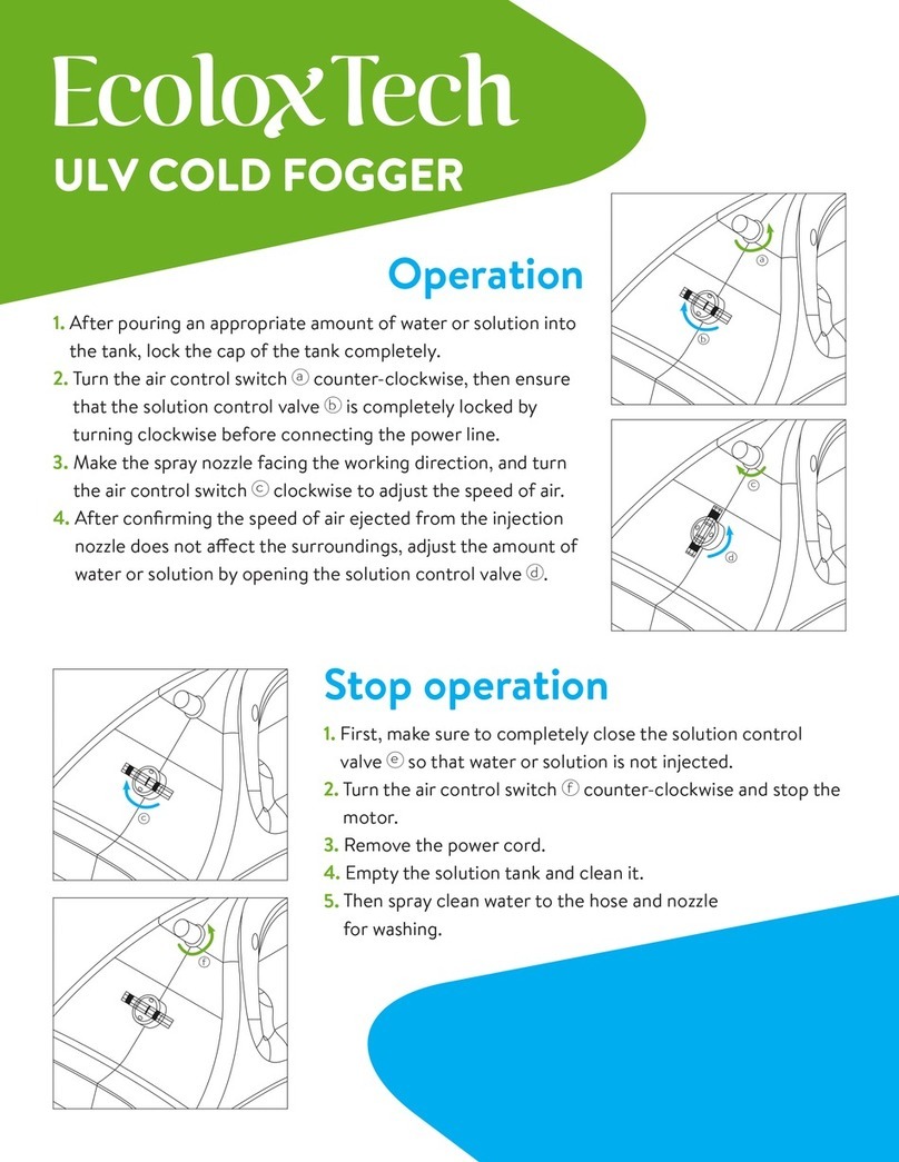 EcoloxTech ULV Cold Fogger manual