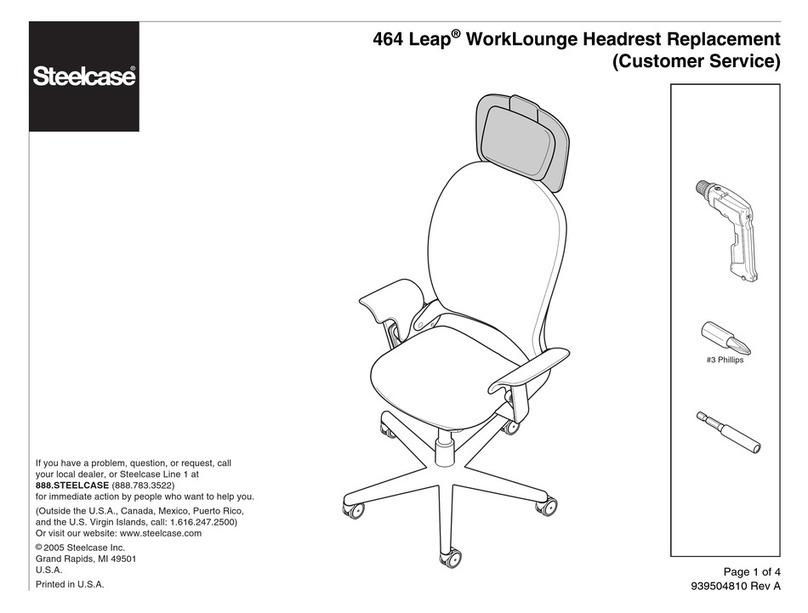 Steelcase 464 Leap User manual Steelcase 464 Leap User manual