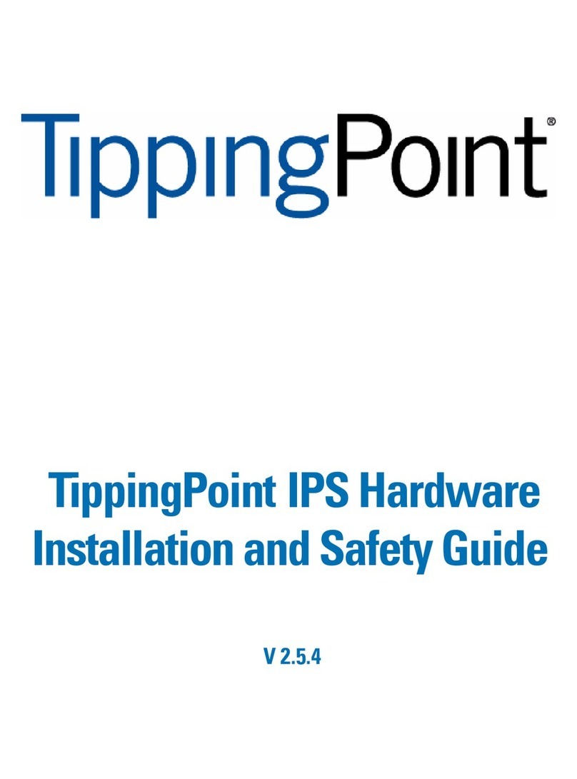 Tipping Point 50 Installation and safety guide