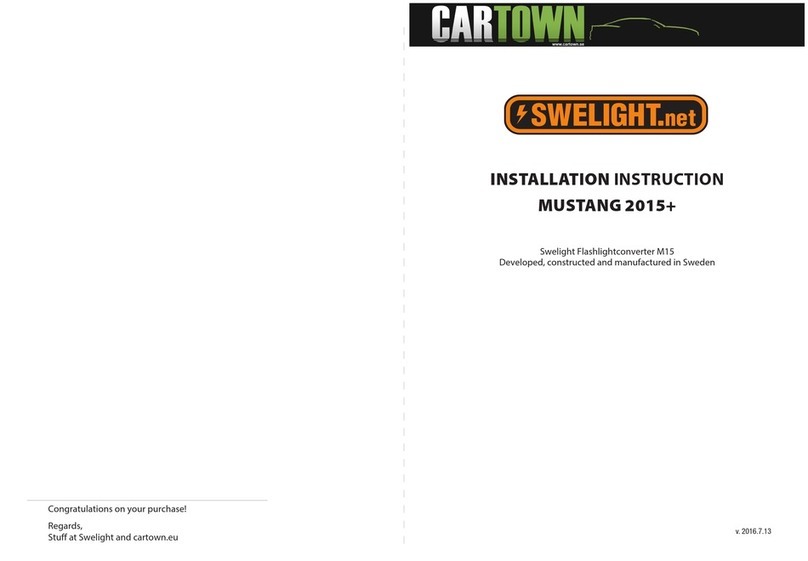 Swelight M15 Installation instruction