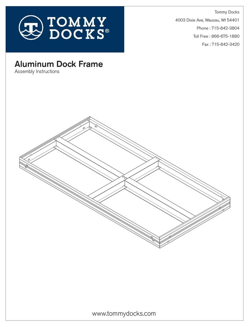 Tommy Docks Aluminum Dock Frame User manual