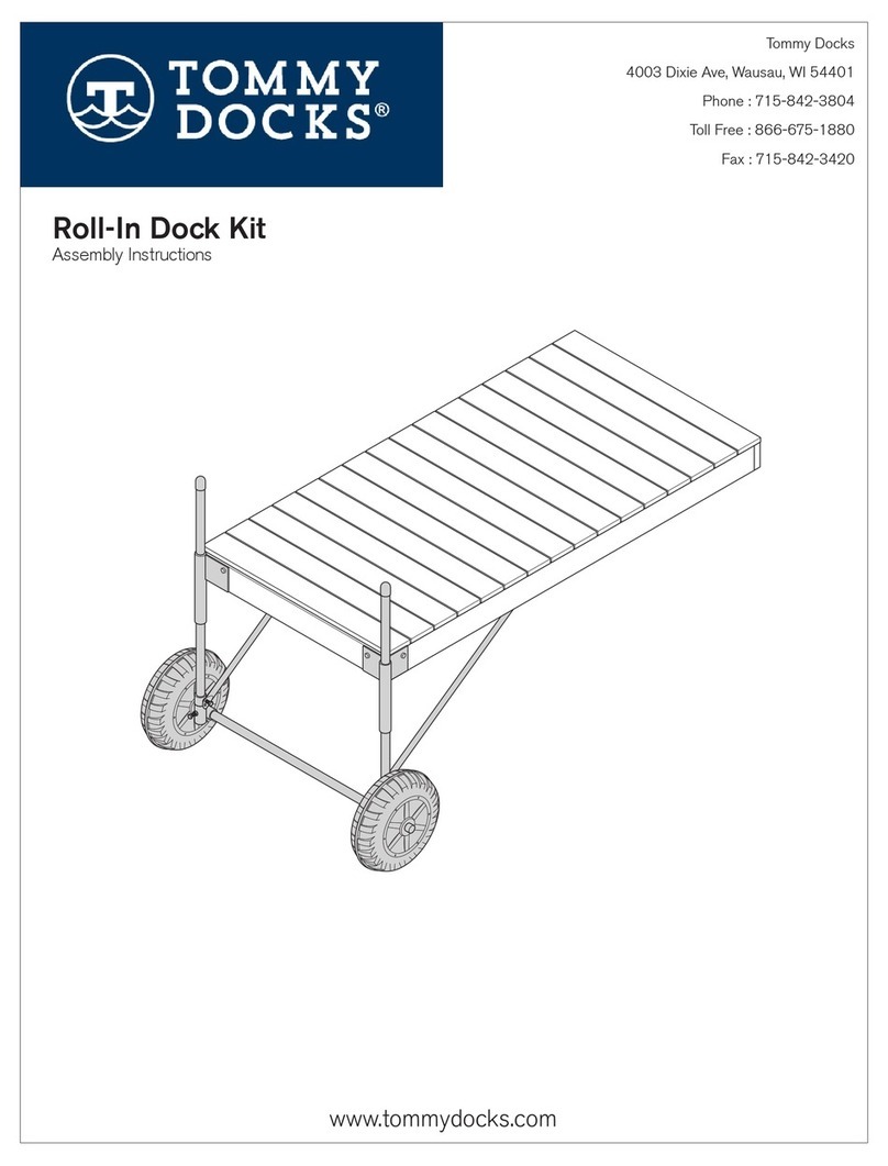 Tommy Docks Roll-In Dock Kit Assembly instructions