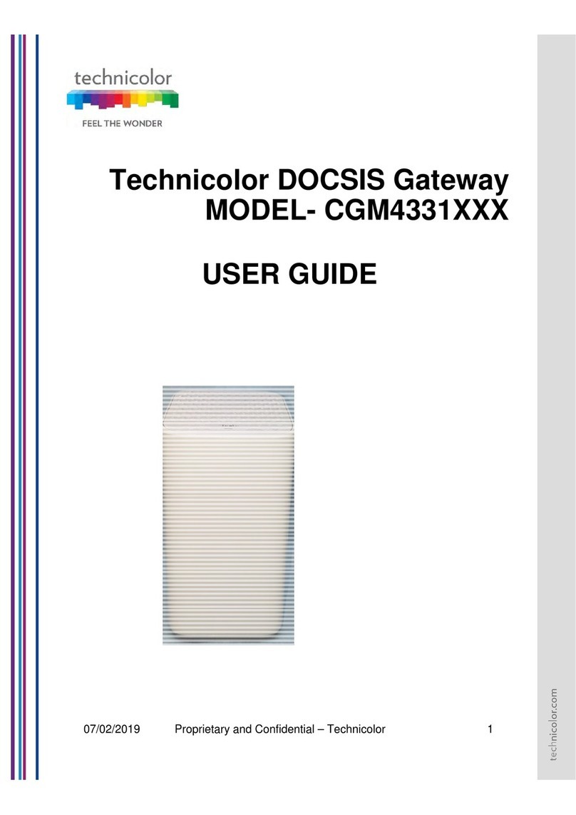 Technicolor CGM4331 Series user guide