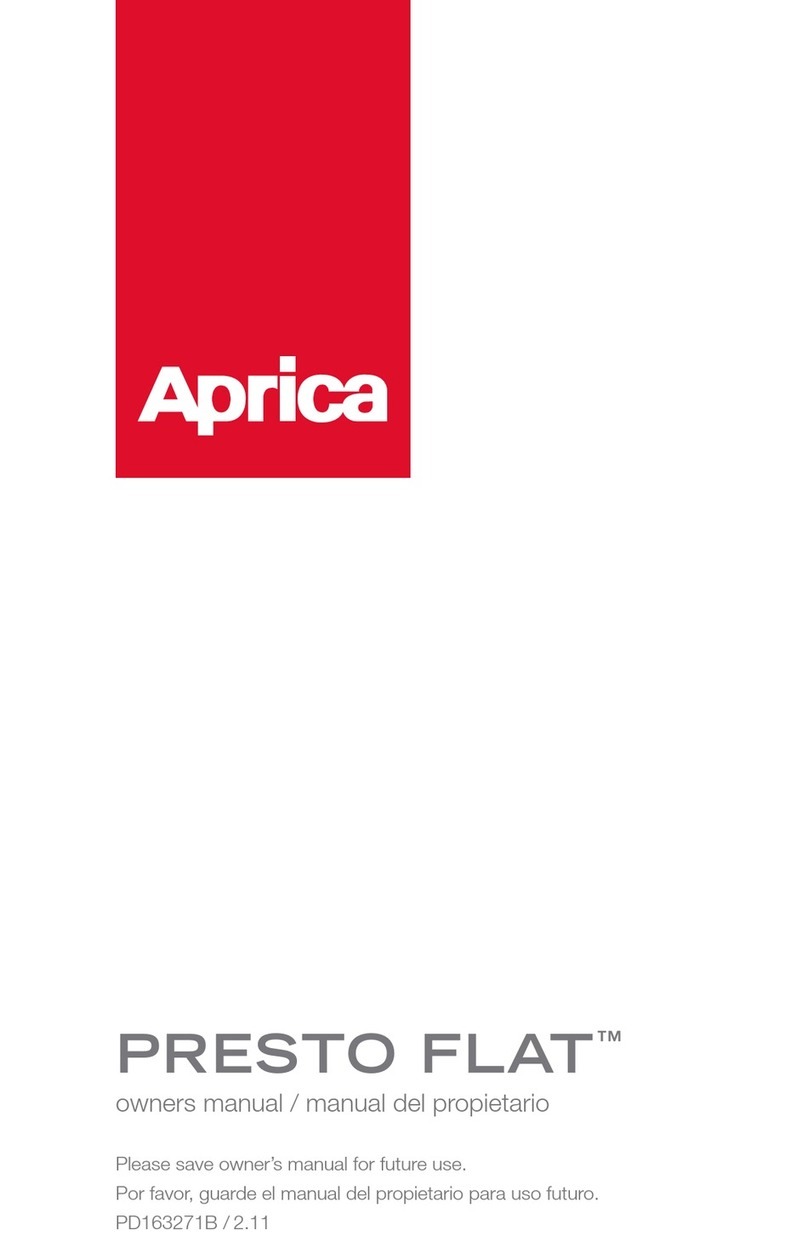 Aprica PRESTO FLAT owner's manual
