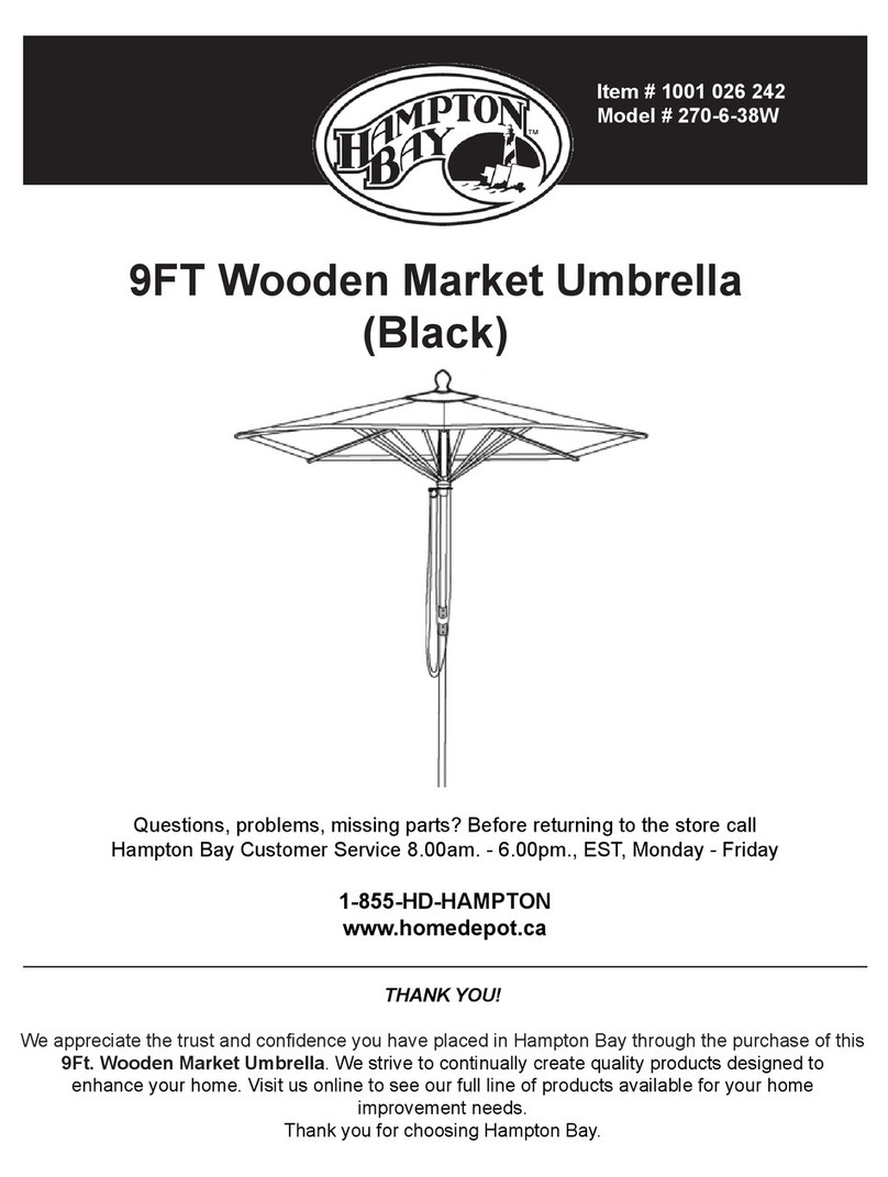 HAMPTON BAY 270-6-38W User manual
