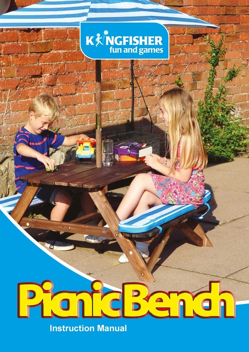 Kingfisher Picnic Bench instruction manual Kingfisher Picnic Bench instruction manual