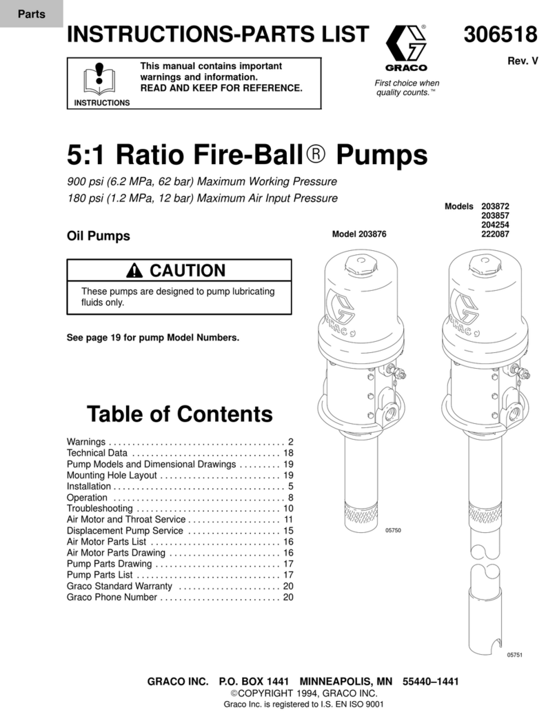 Graco 203872 Instructions-parts list