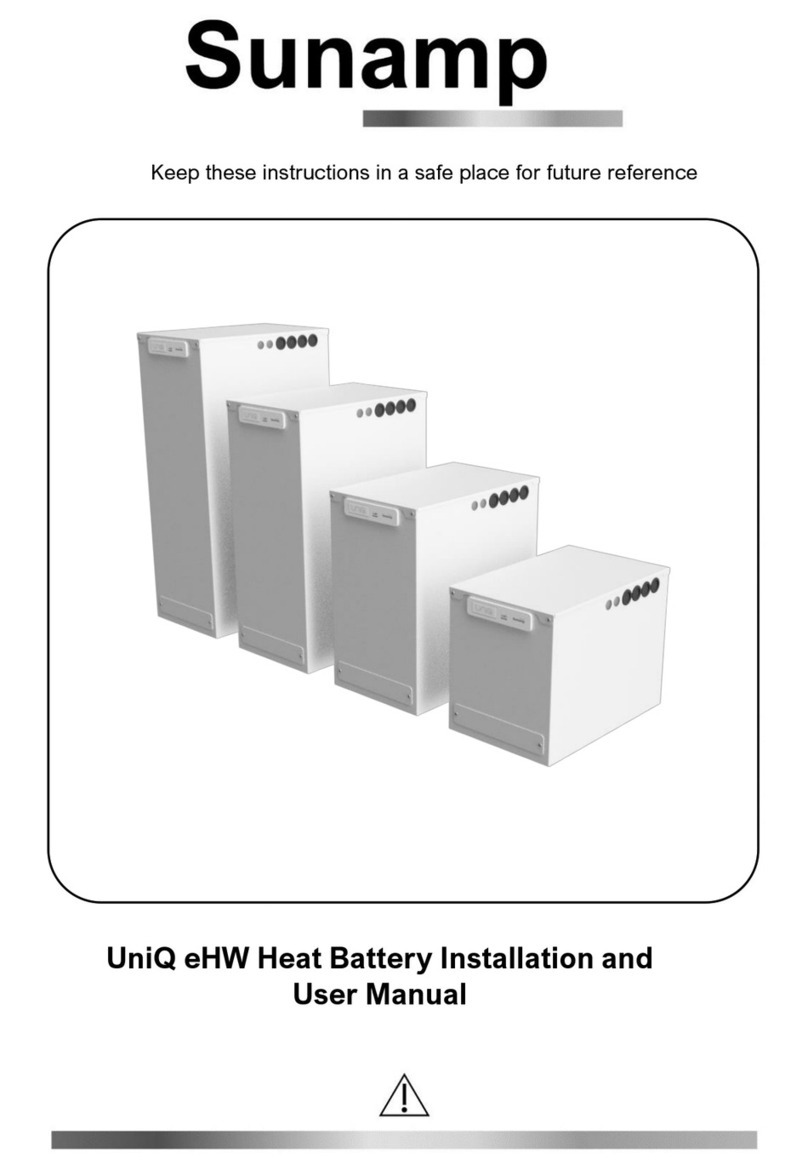 Sunamp UniQ eHW Series Installation and user manual