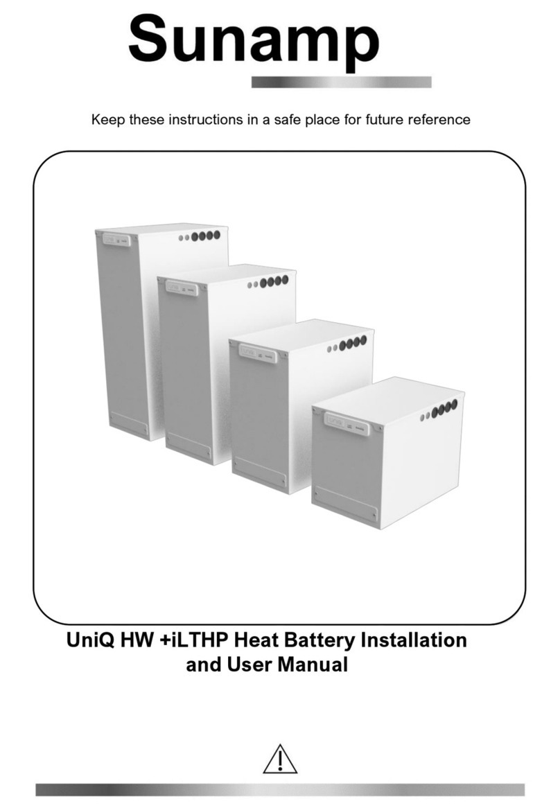Sunamp UniQ HW +iLTHP Series User manual